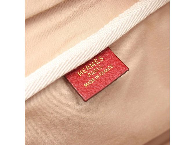 Hermès Borsa Tote Hermes Victoria Elan 38 Rosso - vista 5