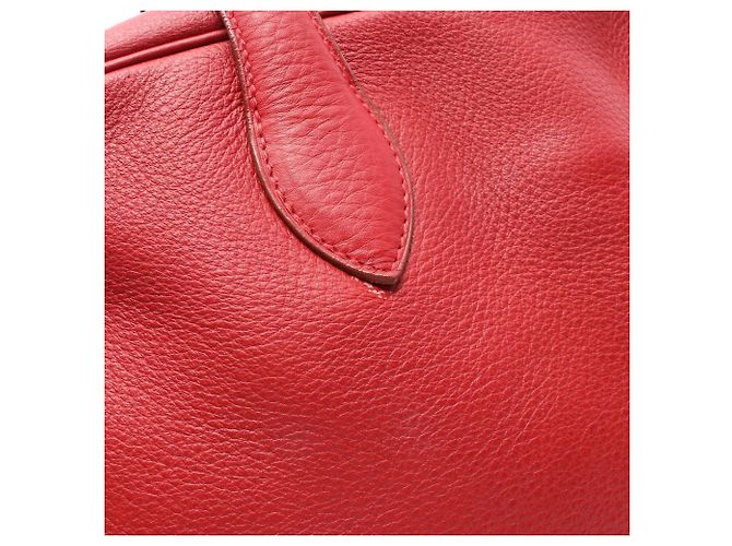 Hermès Borsa Tote Hermes Victoria Elan 38 Rosso - vista 6