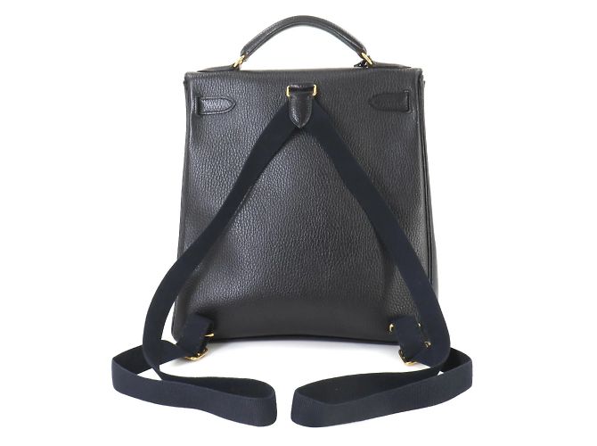 Hermès Kelly GM Rucksack Schwarz - Ansicht 2