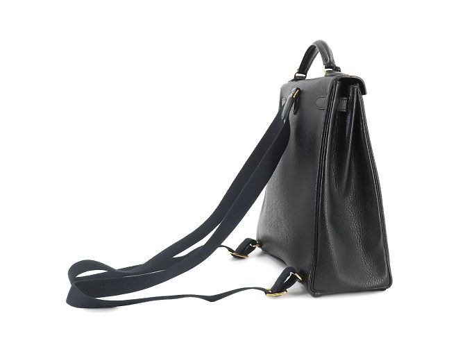 Hermès Kelly GM Rucksack Schwarz - Ansicht 3