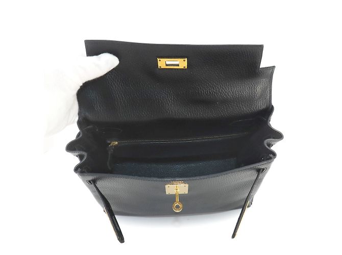 Hermès Kelly GM Rucksack Schwarz - Ansicht 5