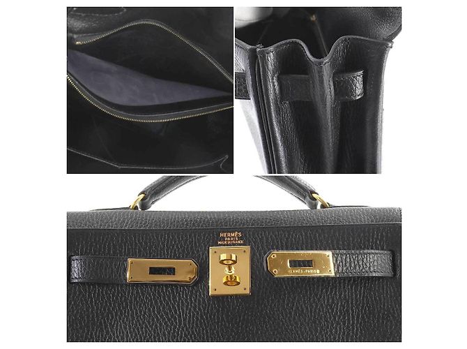 Hermès Kelly GM Rucksack Schwarz - Ansicht 6