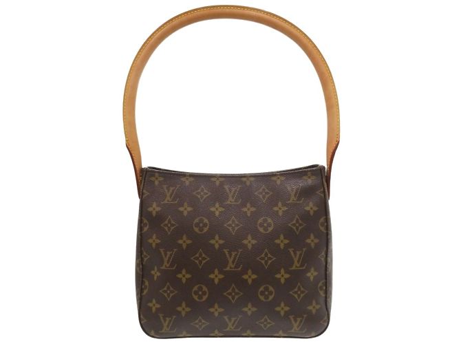 Borsa a Spalla Looping MM Monogramma Louis Vuitton Marrone - vista 2