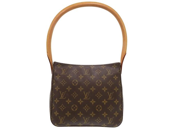 Borsa a Spalla Looping MM Monogramma Louis Vuitton Marrone - vista 3
