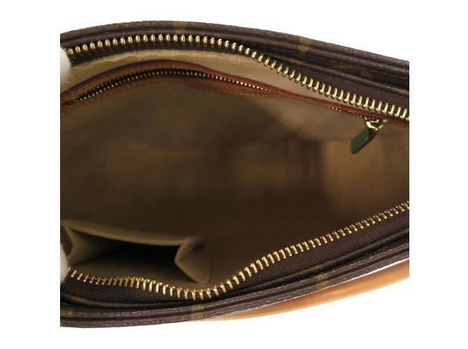 Borsa a Spalla Looping MM Monogramma Louis Vuitton Marrone - vista 6