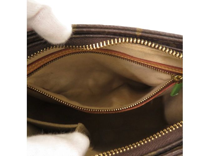 Borsa a Spalla Looping MM Monogramma Louis Vuitton Marrone - vista 7