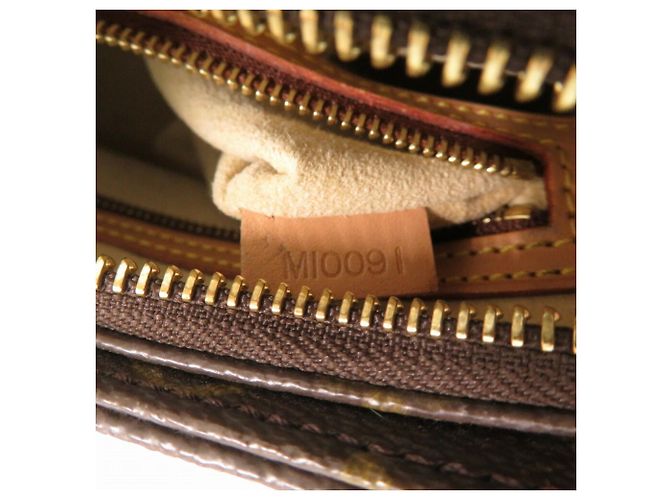 Borsa a Spalla Looping MM Monogramma Louis Vuitton Marrone - vista 9
