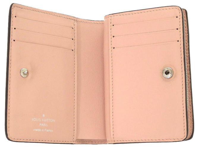 Billetera bi-fold Monogram Mahina Louis Vuitton Rosa - vista 5