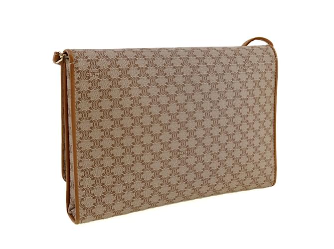Céline Borsa a Spalla Celine Macadam Beige - vista 3