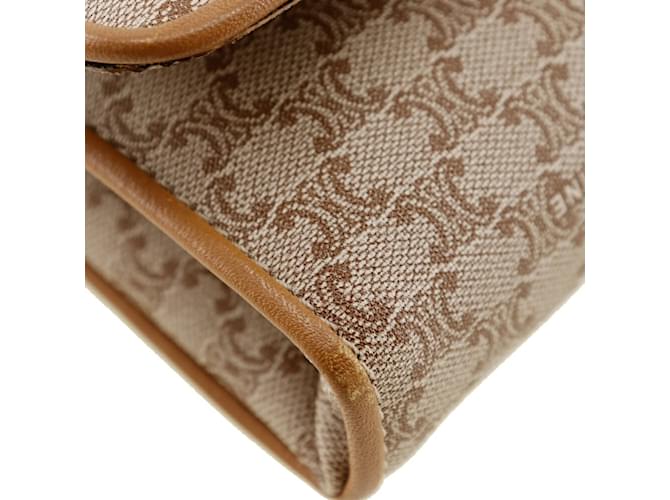 Céline Borsa a Spalla Celine Macadam Beige - vista 4