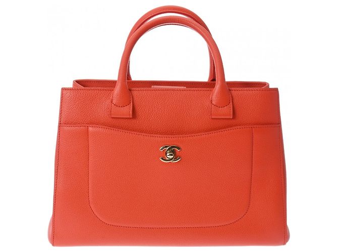 Borsa Tote Neo Executive di Chanel Arancione - vista 2