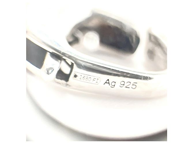 Pulseira de charme prateada Gucci GG Marmont - vista 6