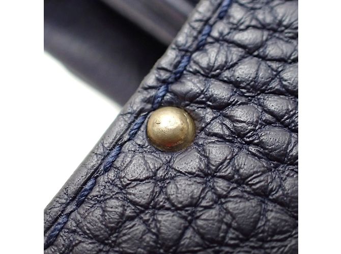 Hermès Borsa a tracolla Hermes Kelly Akkad PM Blu Blu navy - vista 7
