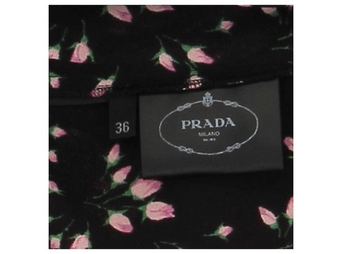 Prada Kleid T.FR 36 Viskose Schwarz - Ansicht 6
