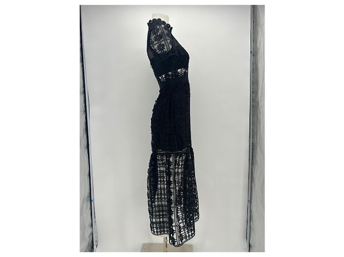 Self portrait Self-Portrait Kleid T.US 4 Polyester Schwarz - Ansicht 3