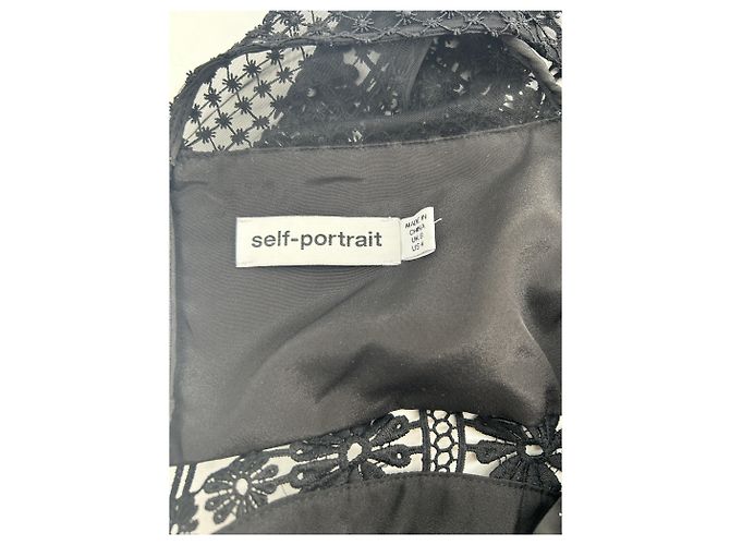 Self portrait Self-Portrait Kleid T.US 4 Polyester Schwarz - Ansicht 6