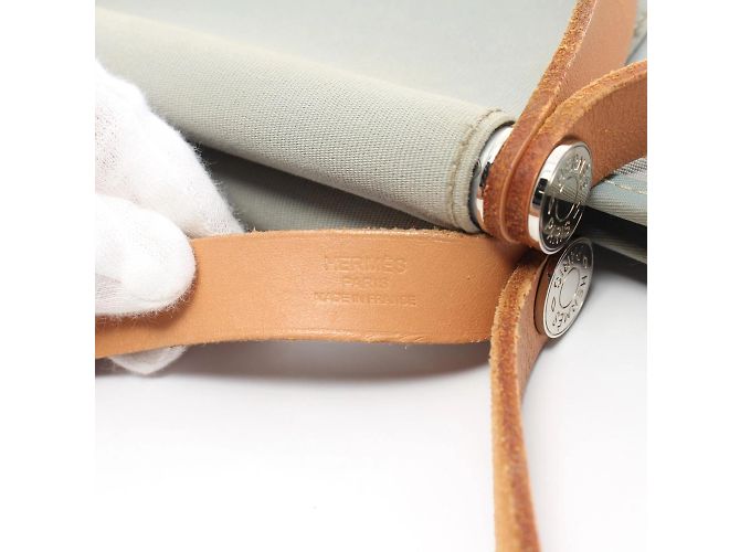 Hermès Borsa Tote Hermes Cabag PM Blu - vista 5