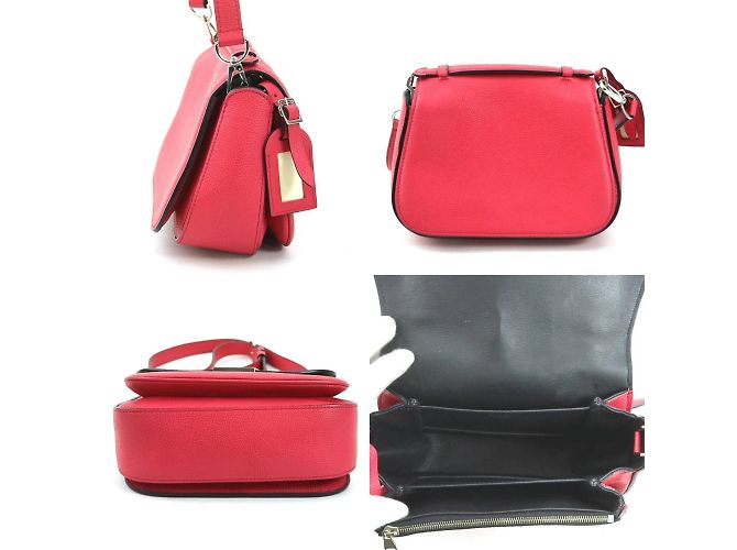 Borsa a spalla in pelle Louis Vuitton Parnassus Vivienne NM Rosa - vista 2