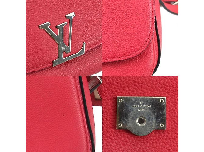 Borsa a spalla in pelle Louis Vuitton Parnassus Vivienne NM Rosa - vista 4