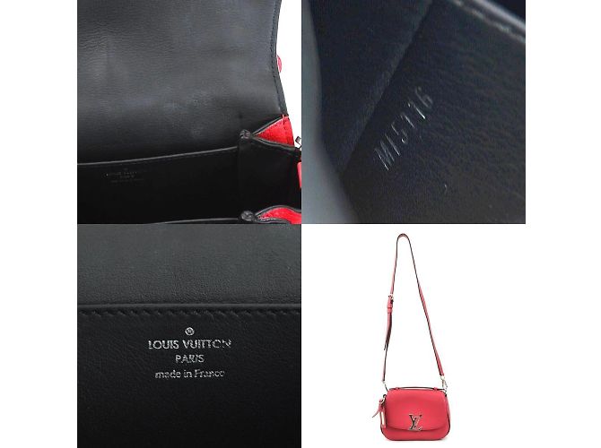 Borsa a spalla in pelle Louis Vuitton Parnassus Vivienne NM Rosa - vista 5
