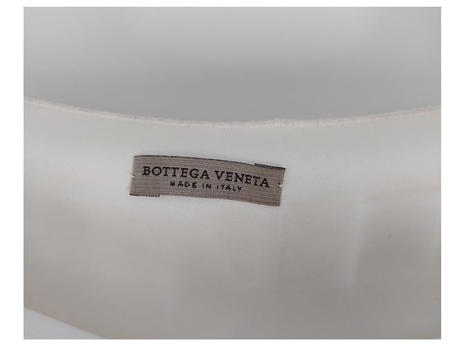 Vestido de seda degradado de Bottega Veneta Blanco Azul Gris - vista 6