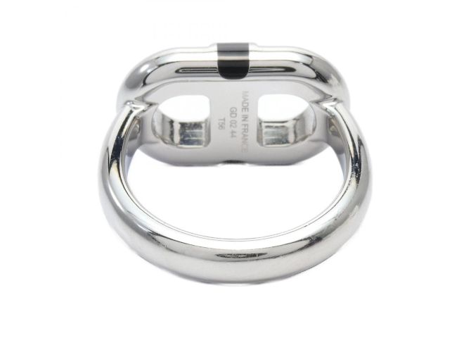 Hermès Hermes Maillon Chaine d'Ancre Noir Ring Black Silvery - view 4