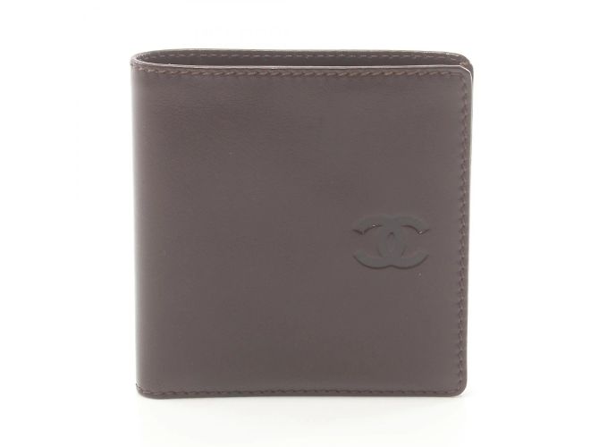 Chanel Coco Mark Bi-fold Wallet Brown - view 2