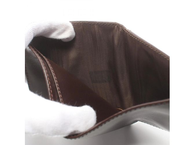Chanel Coco Mark Bi-fold Wallet Brown - view 6