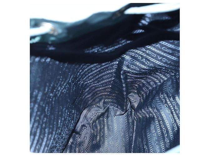 PRADA Backpack Nylon Blue Silver Auth 85634 Silvery - view 22