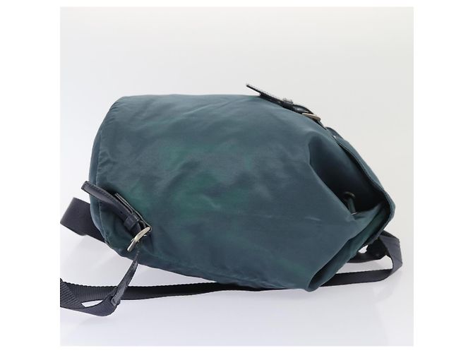 PRADA Backpack Nylon Blue Silver Auth 85634 Silvery - view 3