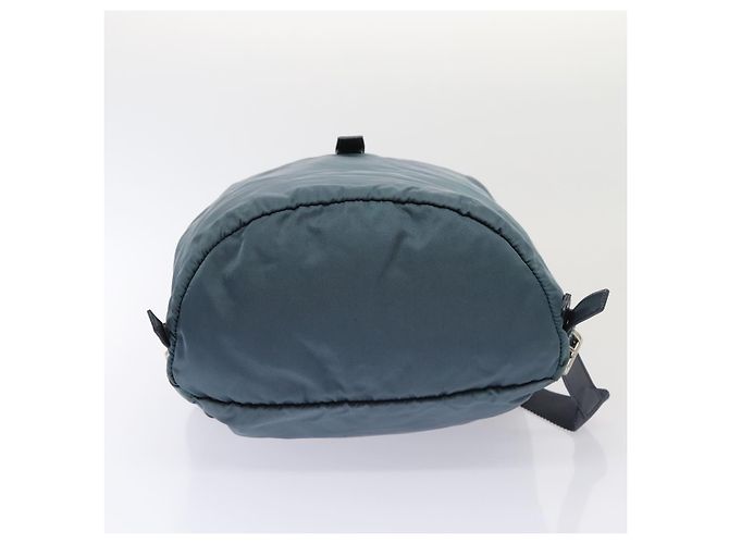 PRADA Backpack Nylon Blue Silver Auth 85634 Silvery - view 5