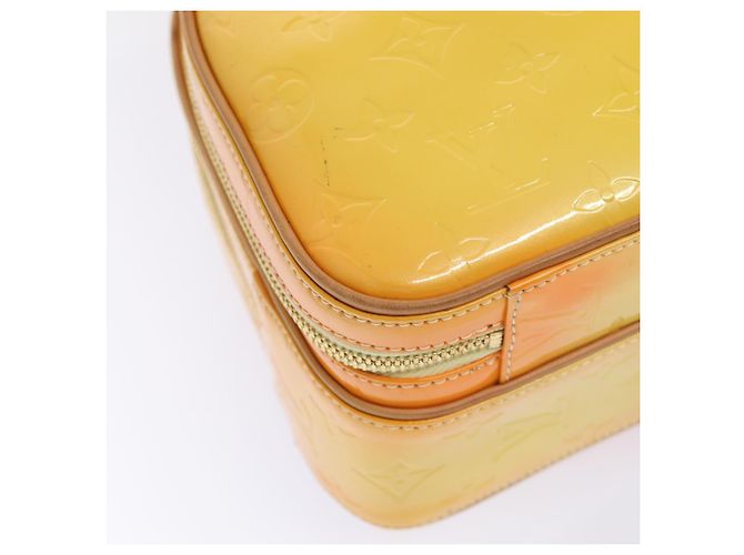 LOUIS VUITTON Zaino Marley Monogram Vernis Giallo M91040 LV Auth ep5066 - vista 15