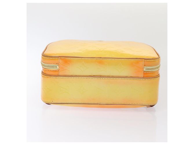 LOUIS VUITTON Zaino Marley Monogram Vernis Giallo M91040 LV Auth ep5066 - vista 5