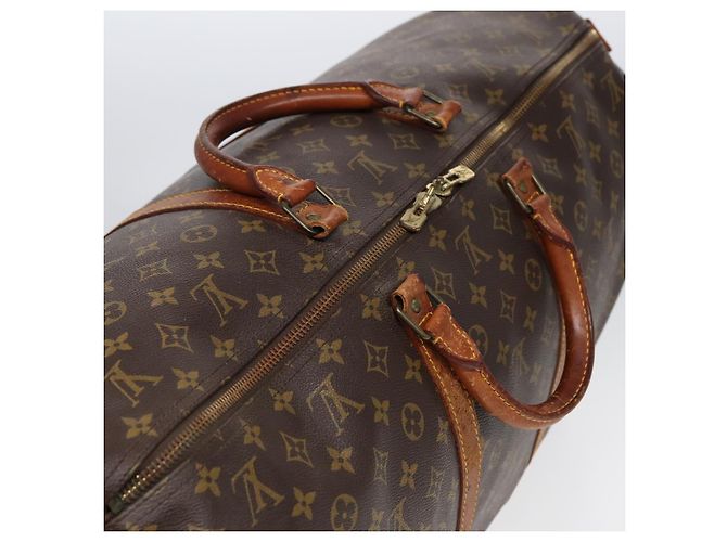 LOUIS VUITTON Monogram Keepall 60 Borsa Boston M41422 LV Auth 85116 Monogramma - vista 6