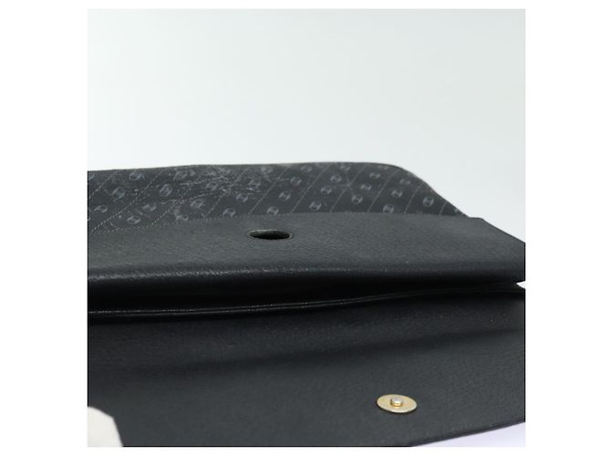 GUCCI Clutch Bag Leather Black Gold Auth 85496 Golden - view 10