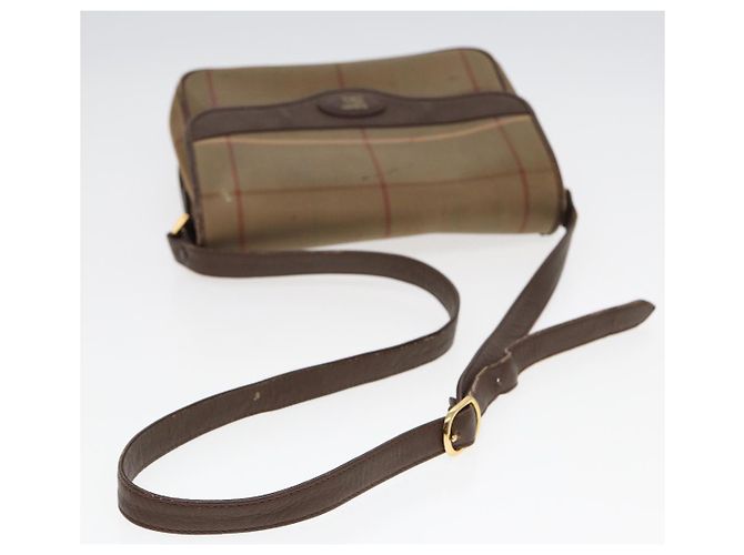 Salvatore Ferragamo Borsa a spalla Ferragamo MCM Burberrys in pelle PVC 4 pezzi marrone nero Auth ki4659 - vista 11