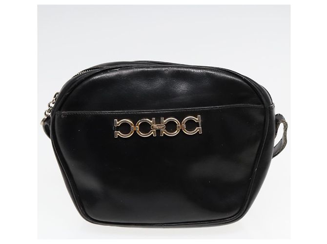 Salvatore Ferragamo Borsa a spalla Ferragamo MCM Burberrys in pelle PVC 4 pezzi marrone nero Auth ki4659 - vista 16