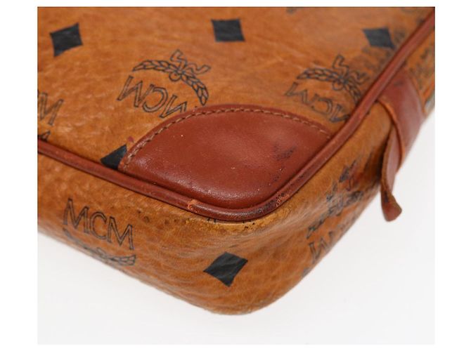 Salvatore Ferragamo Borsa a spalla Ferragamo MCM Burberrys in pelle PVC 4 pezzi marrone nero Auth ki4659 - vista 6