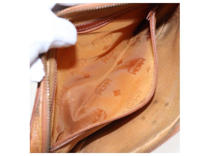 Salvatore Ferragamo Borsa a spalla Ferragamo MCM Burberrys in pelle PVC 4 pezzi marrone nero Auth ki4659 - vista 8