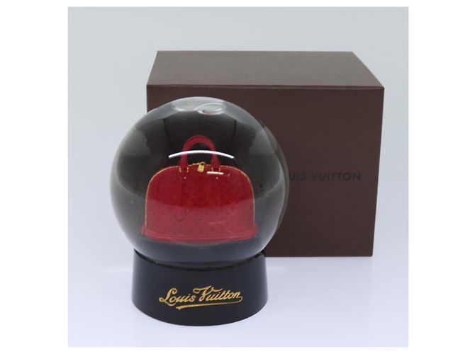 LOUIS VUITTON Snow Globe Alma VIP Limited Clear Red LV Auth 85596 - view 12