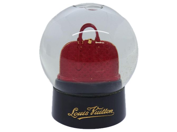 LOUIS VUITTON Snow Globe Alma VIP Limited Clear Red LV Auth 85596 - view 13