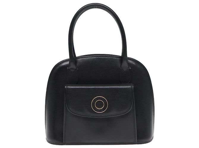 Céline Borsa a mano CELINE in pelle 2 vie nera e oro Auth 85493 Nero D'oro - Ansicht 13