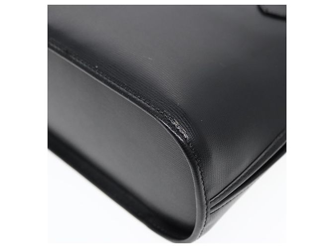 Céline Borsa a mano CELINE in pelle 2 vie nera e oro Auth 85493 Nero D'oro - Ansicht 16
