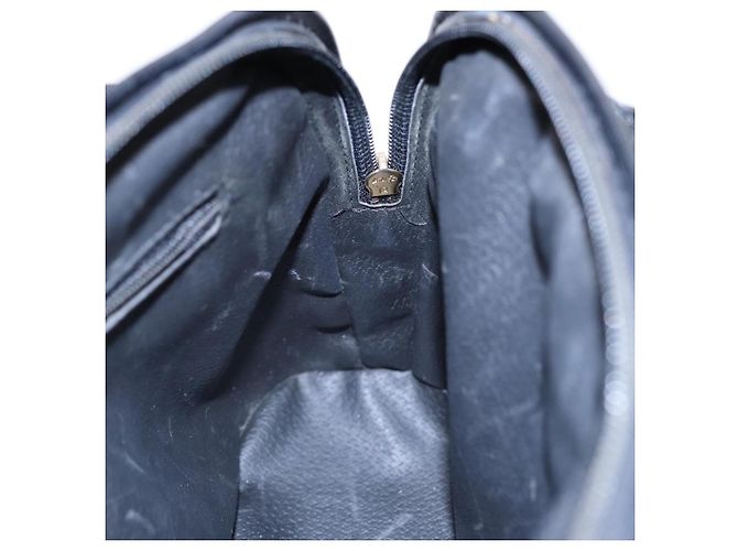 Céline Borsa a mano CELINE in pelle 2 vie nera e oro Auth 85493 Nero D'oro - Ansicht 19