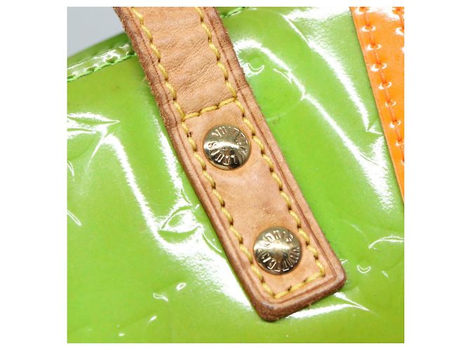 LOUIS VUITTON Monogram Vernis Fluo Reade MM Bolsa Tote Vela M91901 LV Auth 85183 - vista 10