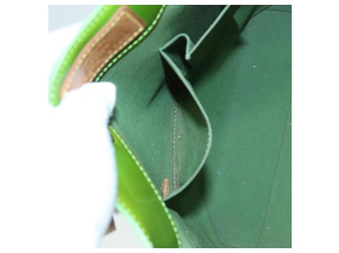 LOUIS VUITTON Monogram Vernis Fluo Reade MM Bolsa Tote Vela M91901 LV Auth 85183 - vista 20