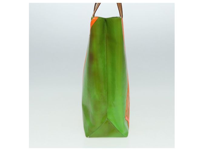 LOUIS VUITTON Monogram Vernis Fluo Reade MM Bolsa Tote Vela M91901 LV Auth 85183 - vista 3
