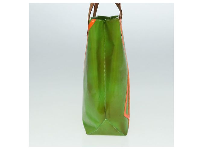LOUIS VUITTON Monogram Vernis Fluo Reade MM Bolsa Tote Vela M91901 LV Auth 85183 - vista 4