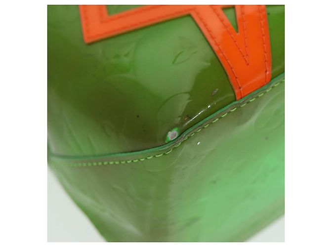 LOUIS VUITTON Monogram Vernis Fluo Reade MM Bolsa Tote Vela M91901 LV Auth 85183 - vista 9