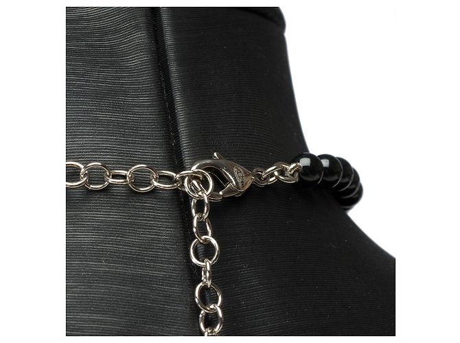 Gioielli CHANEL CC in Perla Nera - 102034 Nero - vista 5